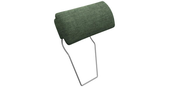 KOPFSTÜTZE - Grün, KONVENTIONELL, Textil (55/28/18cm) - Hom`in