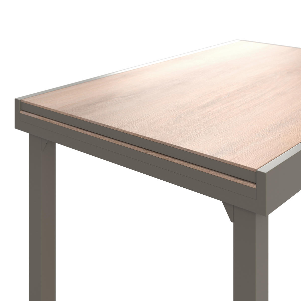 ZÁHRADNÝ STÔL, kov, plast, 135/270/75/90 cm135/270/75/90 cm - hnedá, Modern, kov/plast (135/270/75/90cm) - Ambia Garden