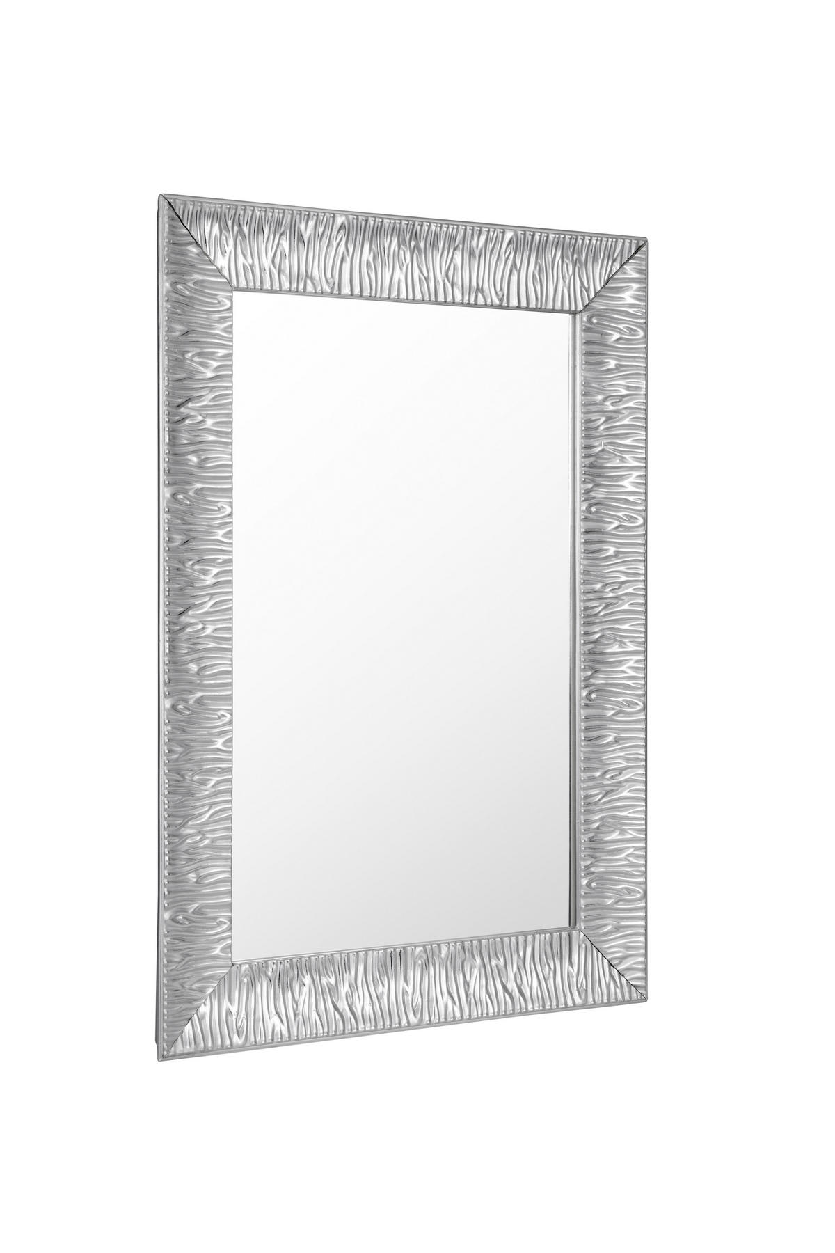 ZIDNO OGLEDALO  47/67/3 cm     - srebrna, Lajfstajl, staklo/drvo (47/67/3cm) - Xora