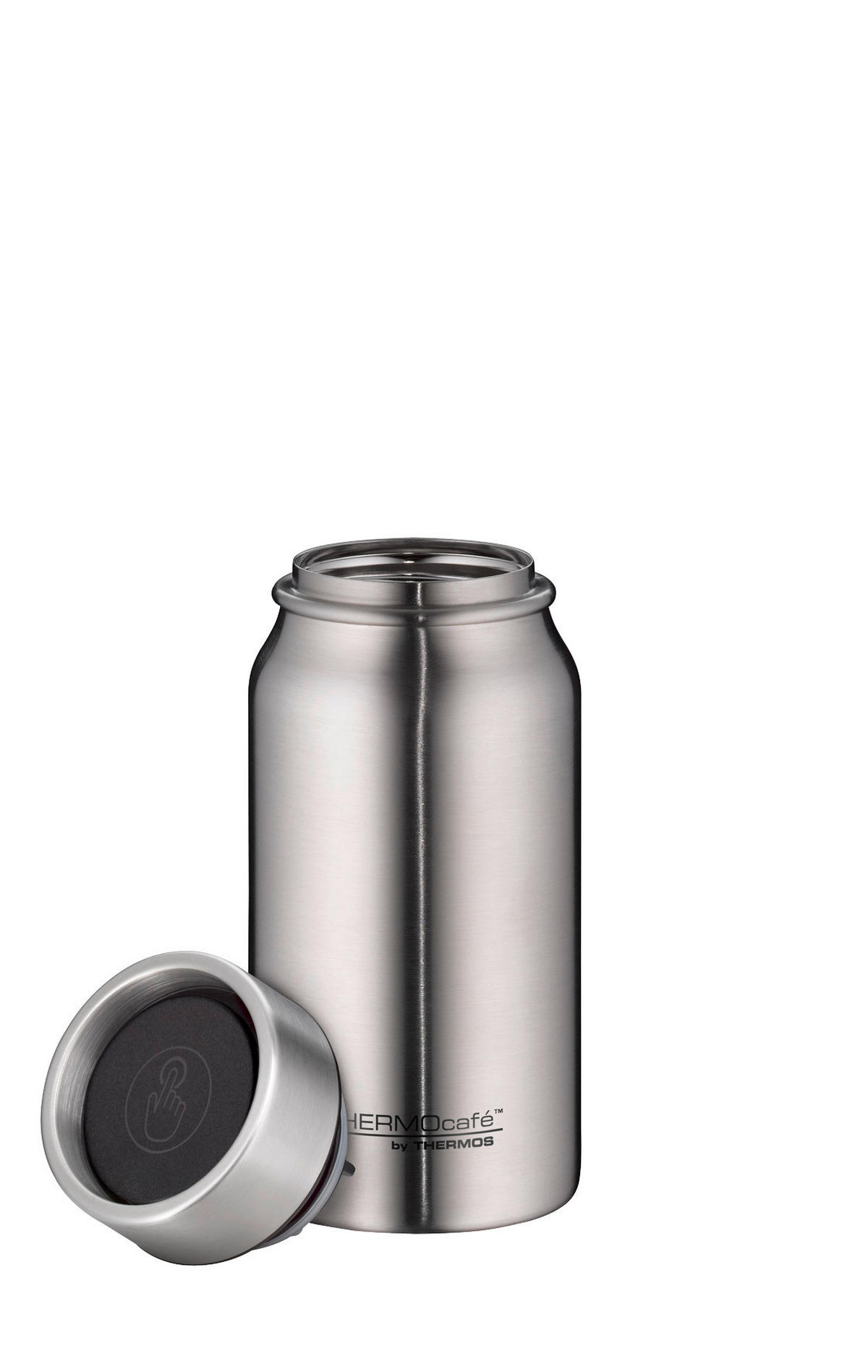 THERMOBECHER TC DRINKING MUG 0,35 L  - Silberfarben, Design, Metall (0,35l) - Thermos