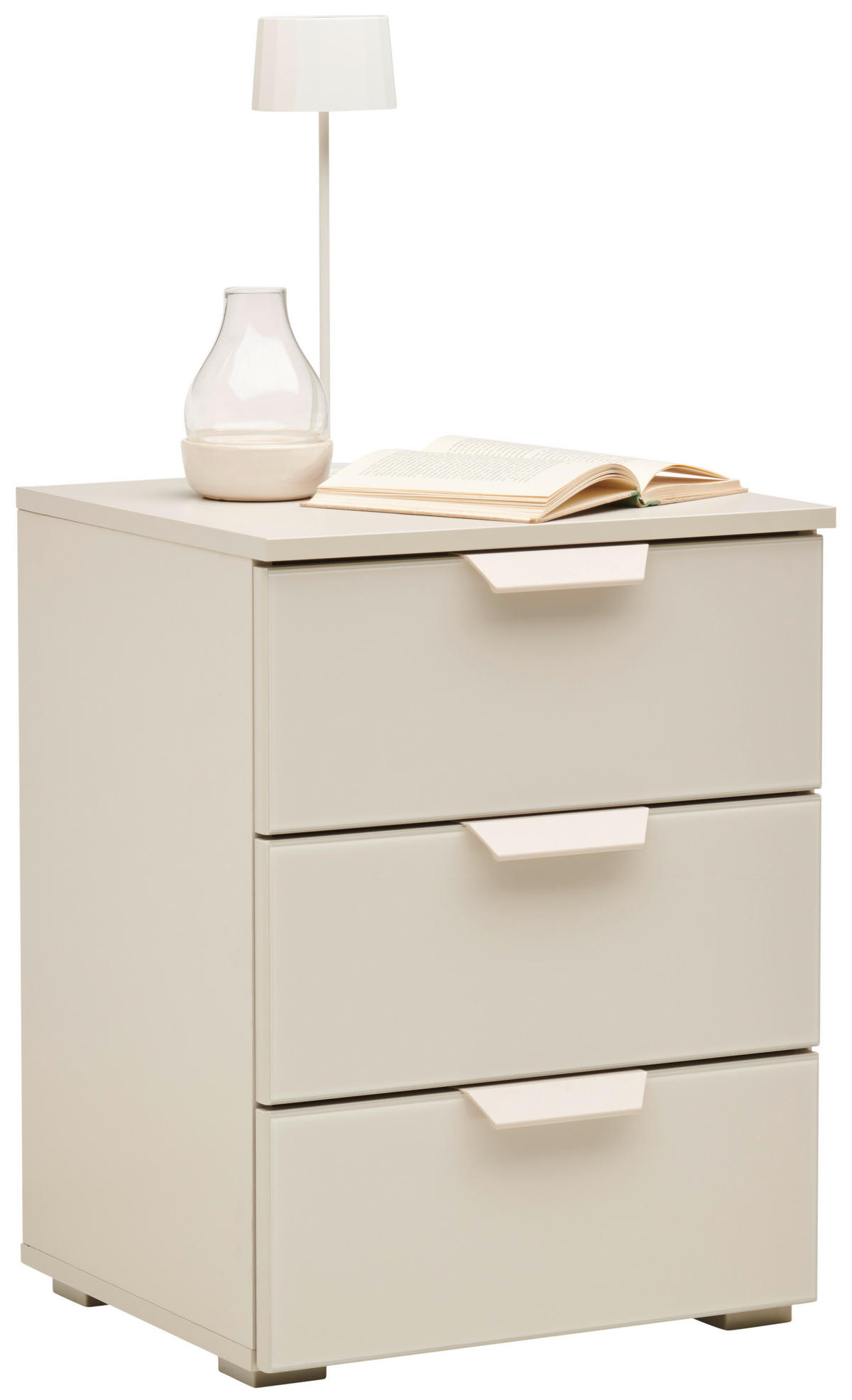 NACHTTISCH 47/62/42 cm  in Champagner  - Champagner, Konventionell, Glas/Holzwerkstoff (47/62/42cm) - Xora