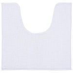 BADEMATTE  50/50 cm  Weiß   - Weiß, Basics, Kunststoff/Textil (50/50cm) - Boxxx