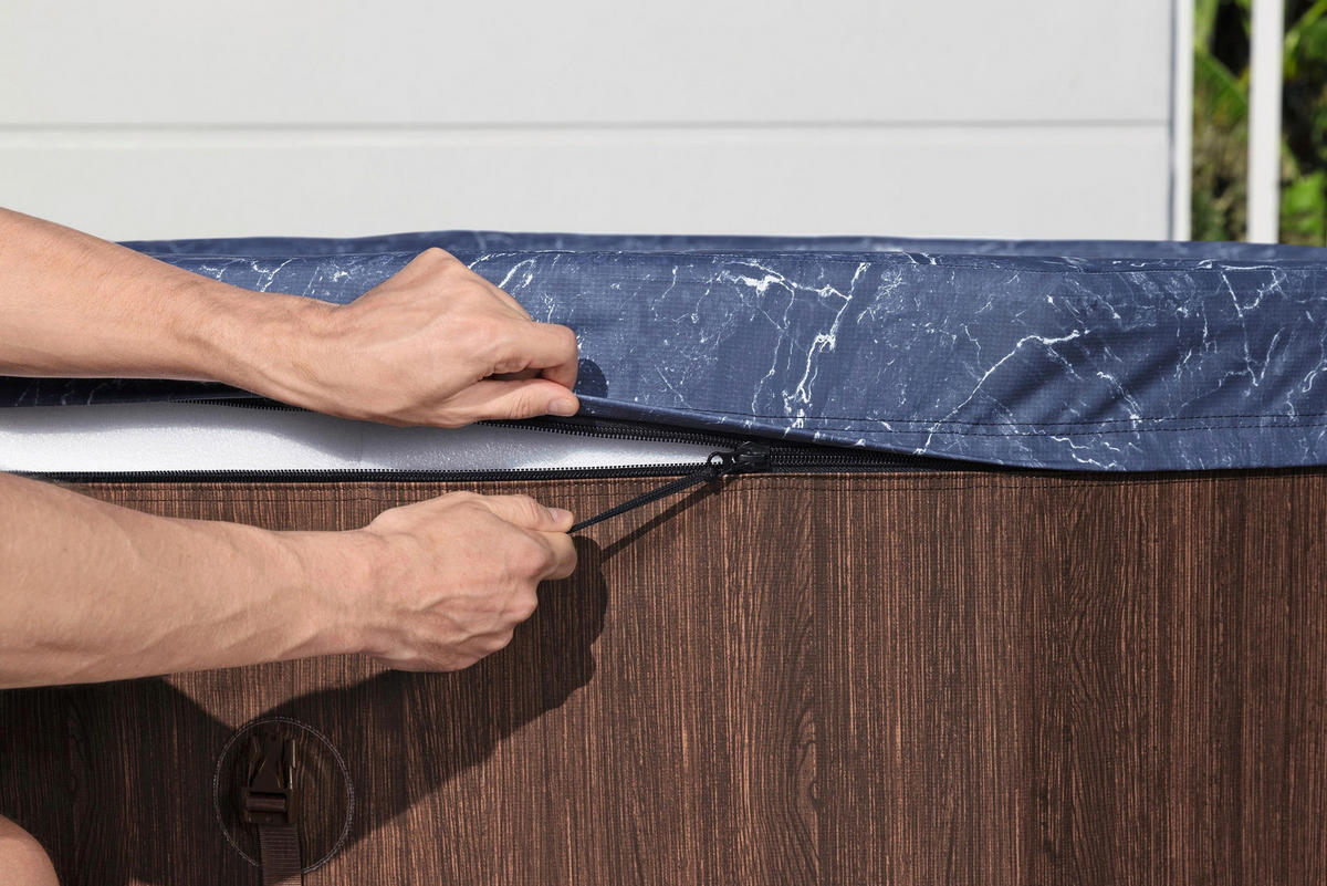 WHIRLPOOL LAY-Z-SPA TORONTO 6001W 190/70 cm  - Braun, KONVENTIONELL, Kunststoff/Metall (190/70cm) - Bestway