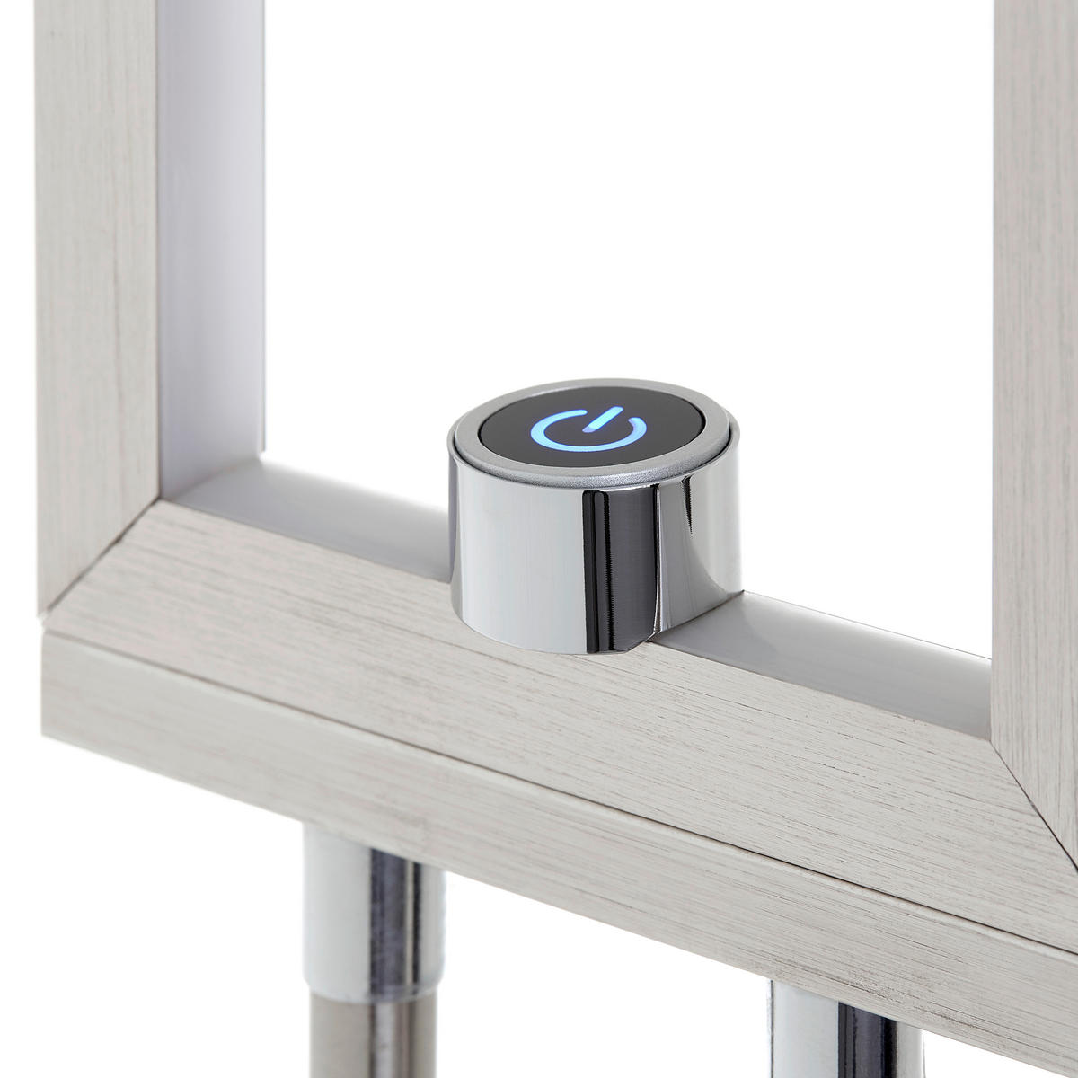 LED-STEHLEUCHTE 27/15/157 cm    - Alufarben, Design, Kunststoff/Metall (27/15/157cm) - Brilliant