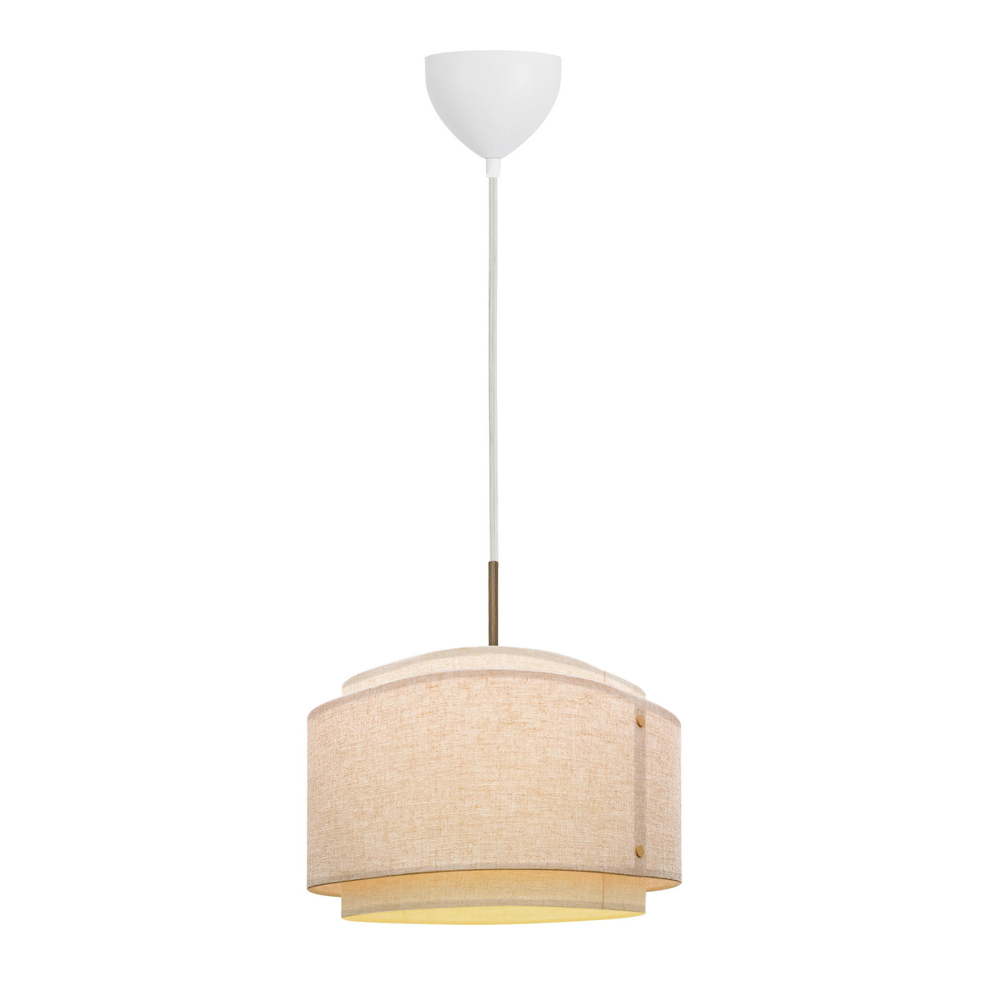 HÄNGELEUCHTE Takai 30/31 cm  - Beige, Design, Textil (30/31cm) - Nordlux