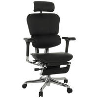 DREHSTUHL  in Schwarz  - Schwarz, MODERN, Leder/Kunststoff (76/119 - 138/64cm) - MID.YOU