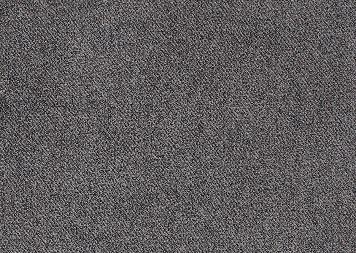 ECKSOFA in Flachgewebe Graubraun  - Graubraun/Silberfarben, Konventionell, Holz/Textil (186/255cm) - Cantus