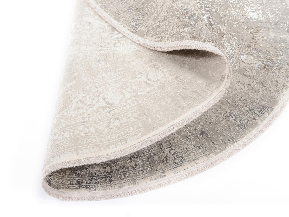 WEBTEPPICH 160 cm Avignon Grau, Goldfarben  - Goldfarben/Grau, Design, Textil (160cm) - Dieter Knoll