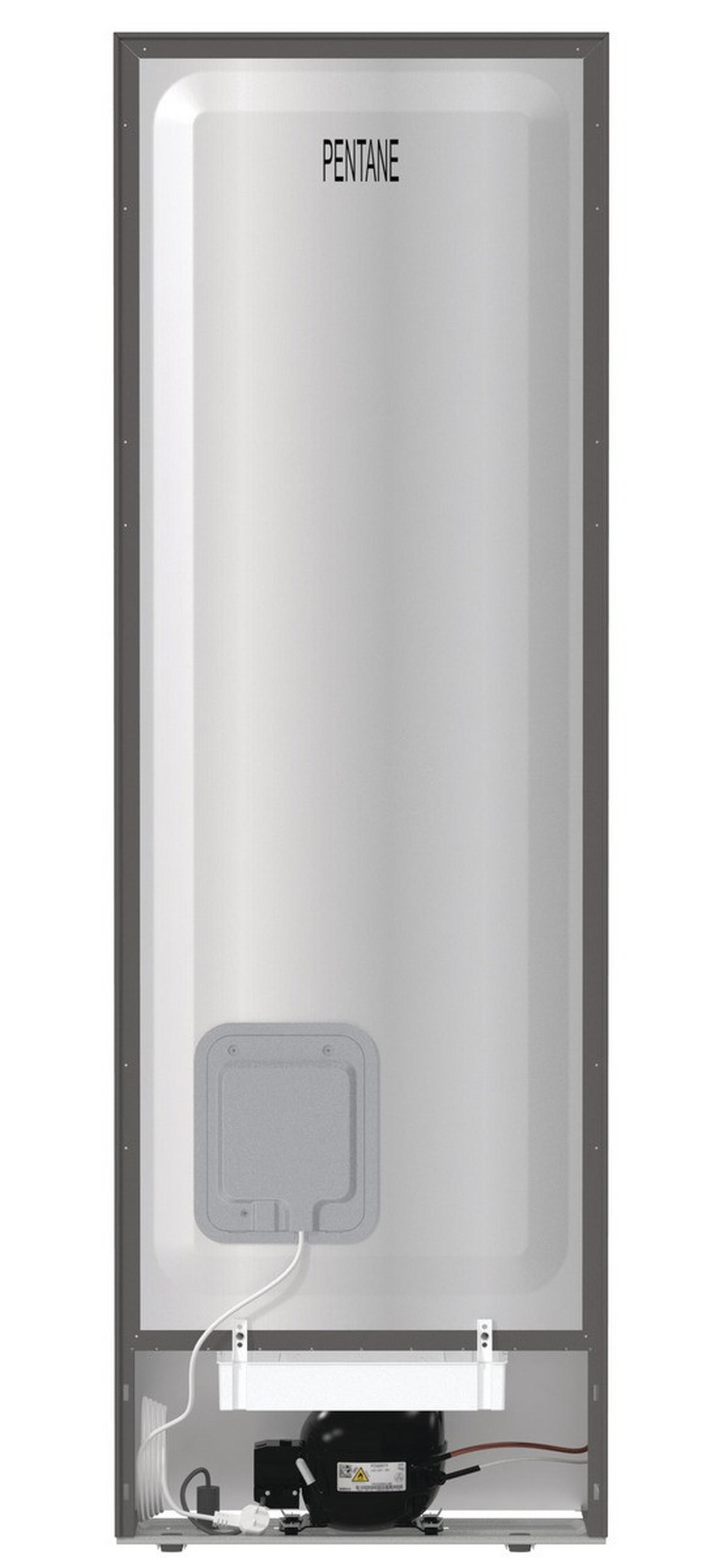 KÜHL-GEFRIER-KOMBINATION N61EA2XL4  - Edelstahlfarben, Basics, Glas/Kunststoff (60/185/59,2cm) - Gorenje