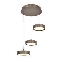 LED-HÄNGELEUCHTE Valensole 42,5/150/42,5 cm  - Bronzefarben, Design, Metall (42,5/150/42,5cm)