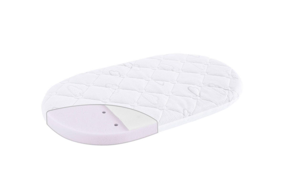 KINDERWAGENMATRATZE Brise Light Kaltschaumkern  - Weiß, Basics, Textil (32/78cm) - Träumeland