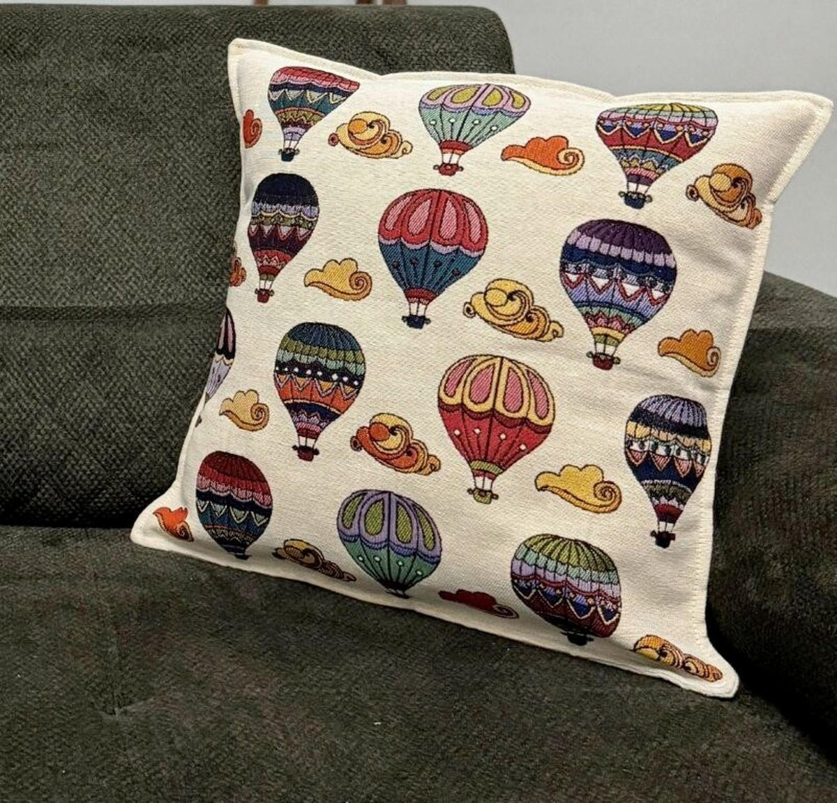 KANAPÉPÁRNA 45/45 cm  - többszínű, Basics, textil (45/45cm)