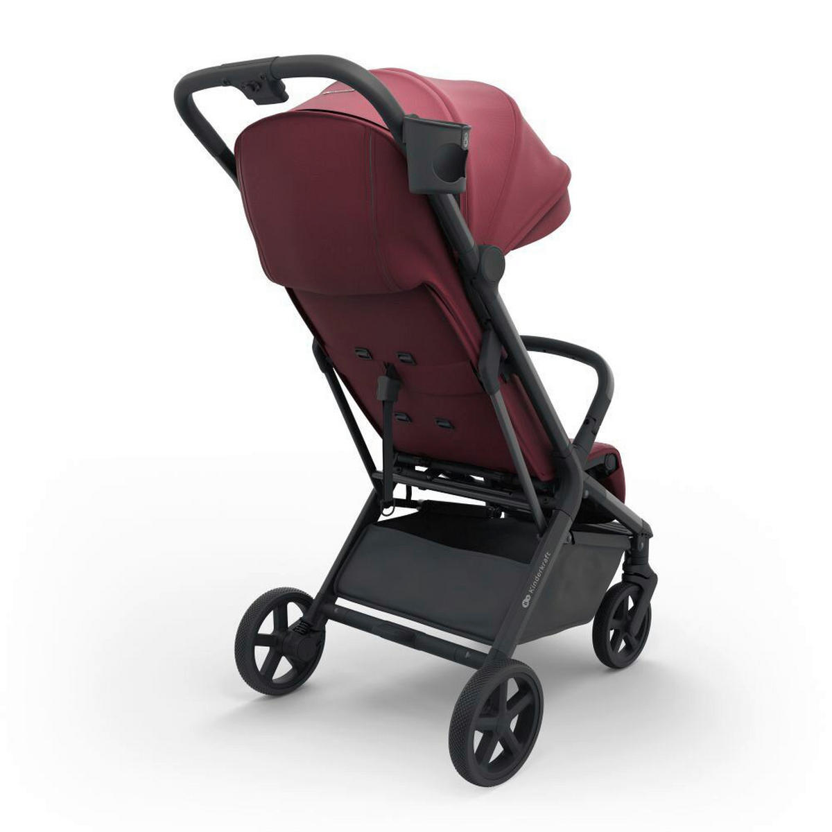 DJEČJA KOLICA  NUBI 3  - tamno ružičasta, Basics, metal/tekstil (68,5/53/106,5cm) - Kinderkraft