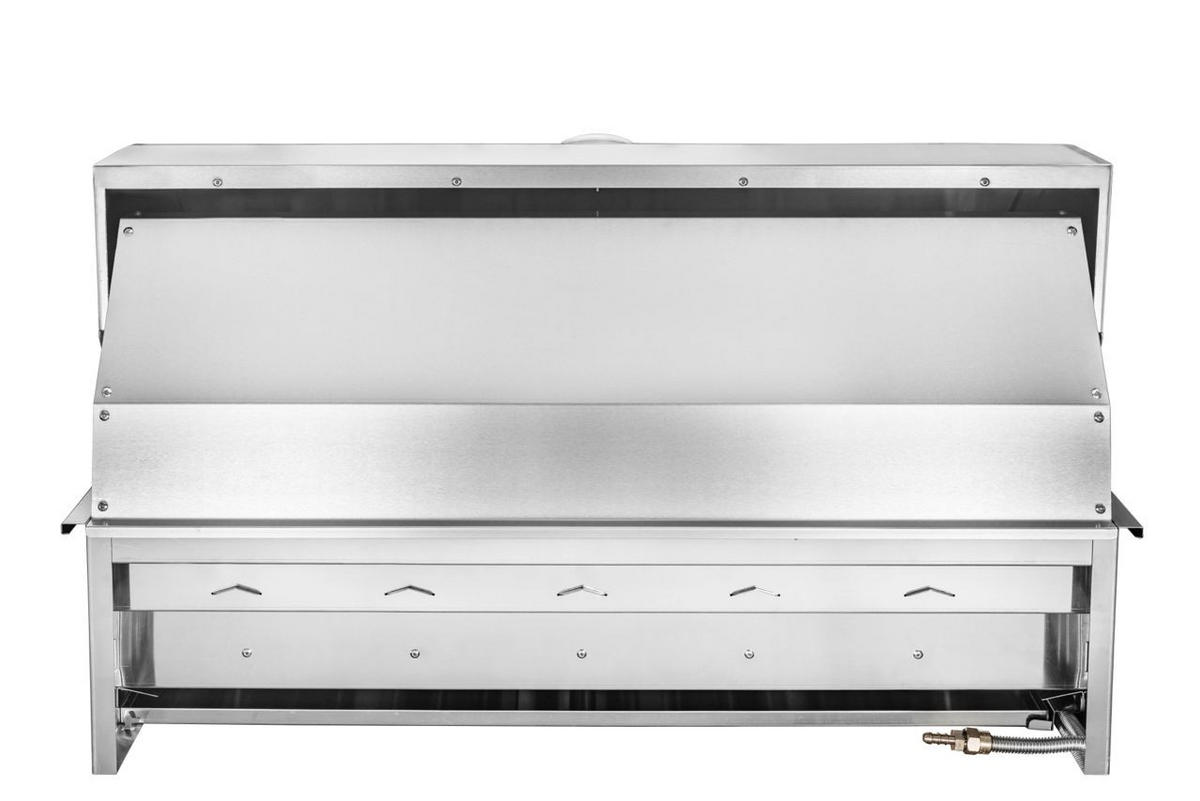 EINBAUGRILL - Edelstahlfarben, Basics, Metall (85/50/60cm)