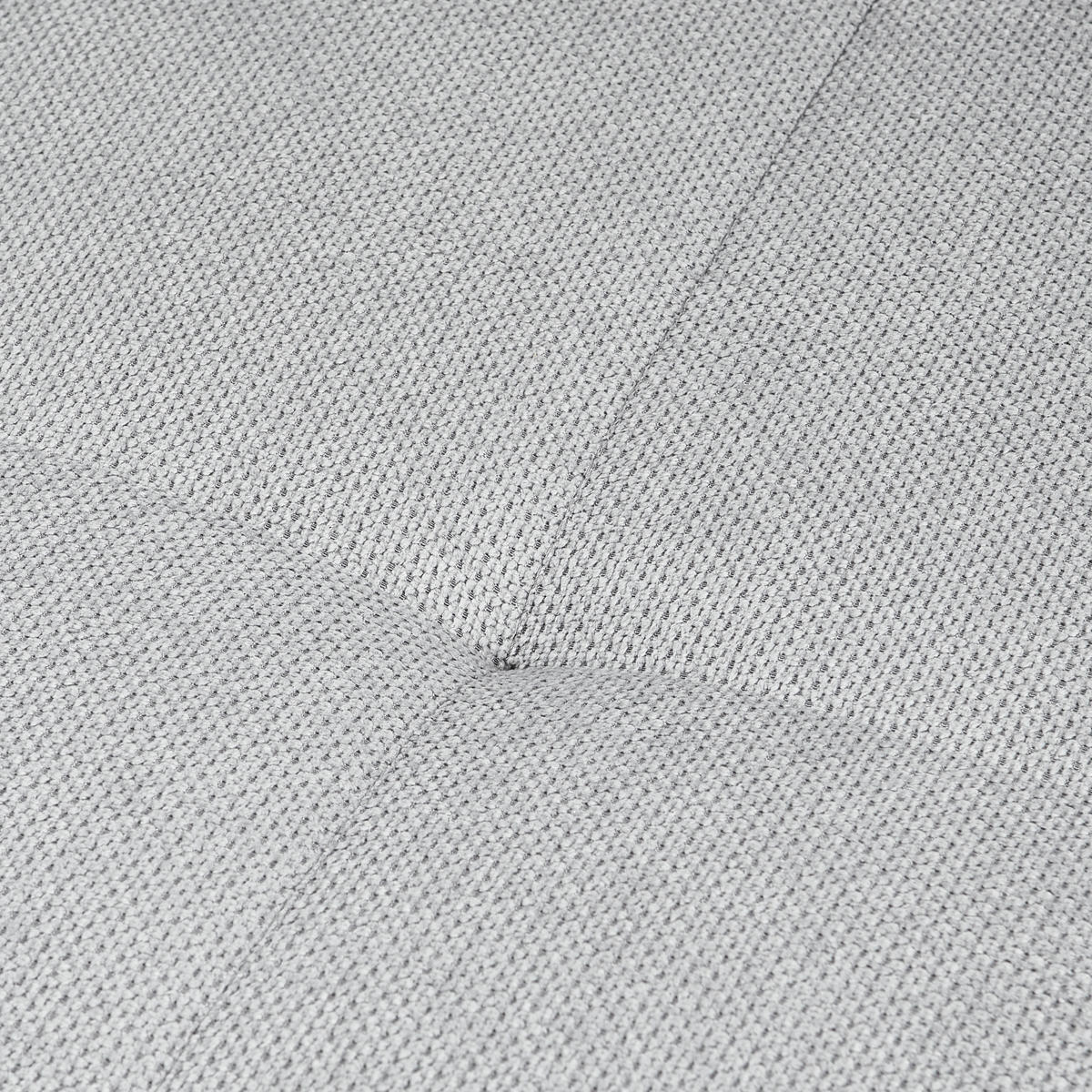 ECKSOFA in Webstoff Hellgrau  - Hellgrau/Schwarz, Konventionell, Kunststoff/Textil (231/157cm) - P & B