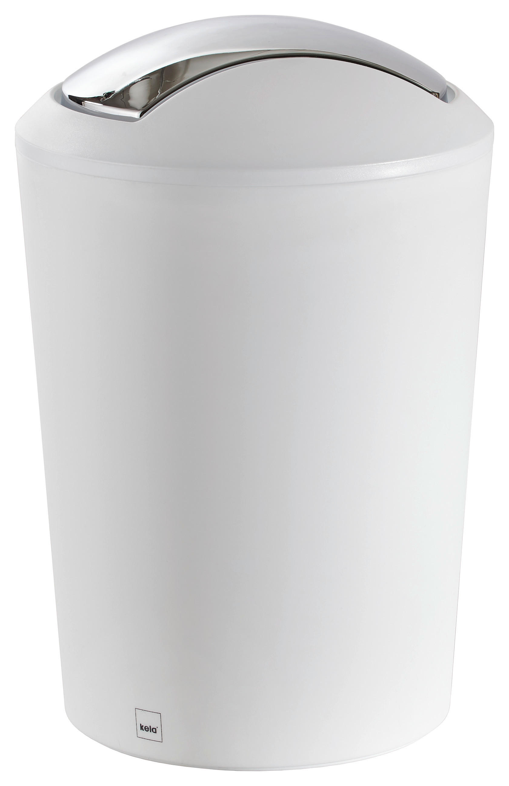 SCHWINGDECKELEIMER 5 l  Kunststoff  - Schwarz/Weiß, Basics, Kunststoff (20/28,5cm) - Kela