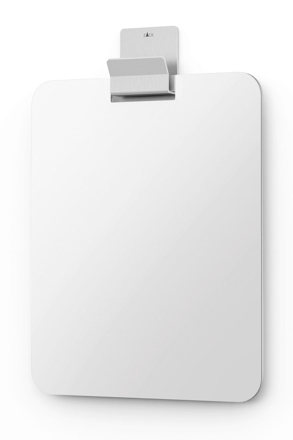 SCHMINKSPIEGEL  - Edelstahlfarben, KONVENTIONELL, Kunststoff (16/23,2/3,2cm) - Zack