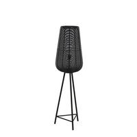 STEHLEUCHTE Adeta 37/37/135 cm   - Schwarz, Design, Kunststoff/Metall (37/37/135cm) - Light & Living