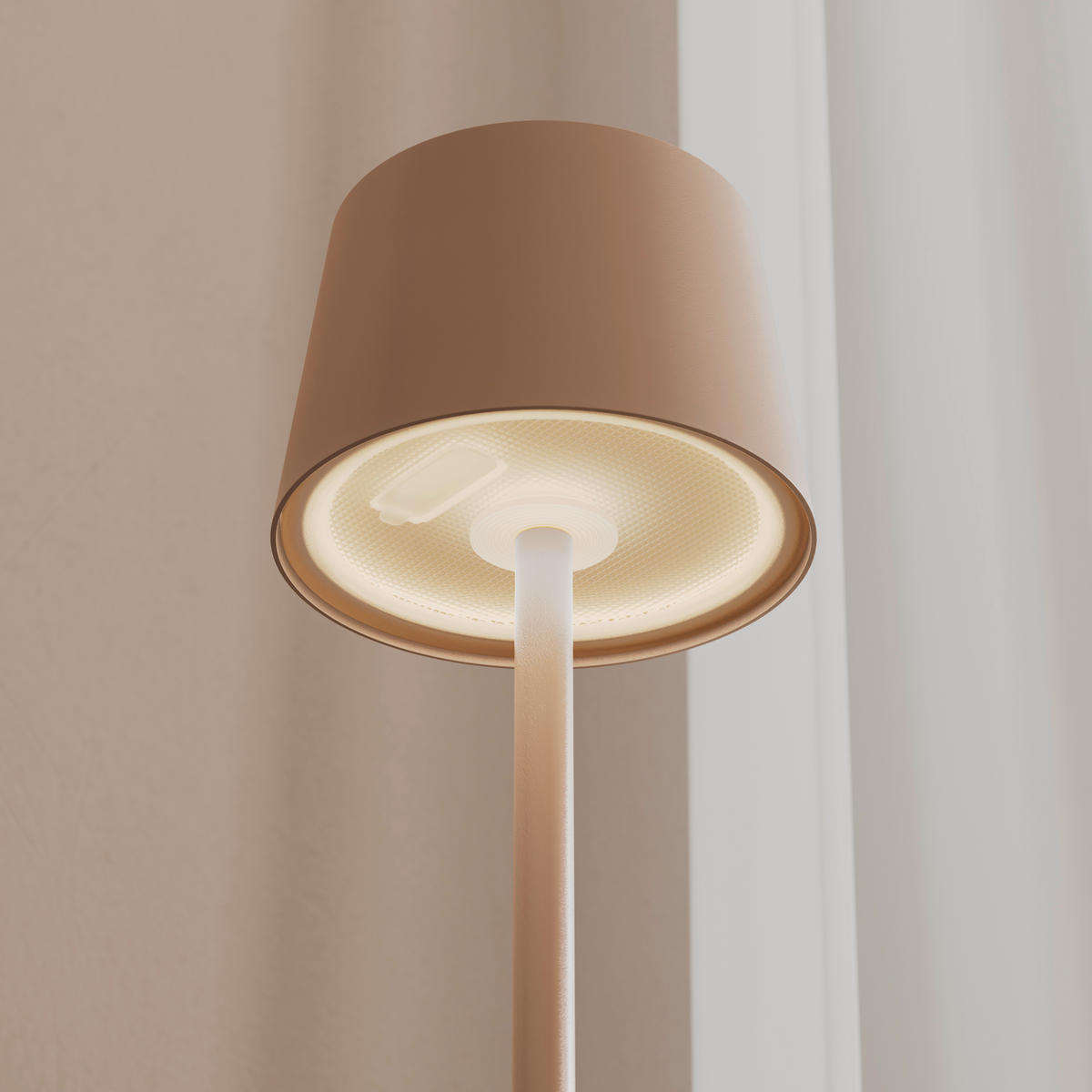 PUNJIVA STONA LAMPA - bež, Osnovno, metal (9/22cm) - Novel