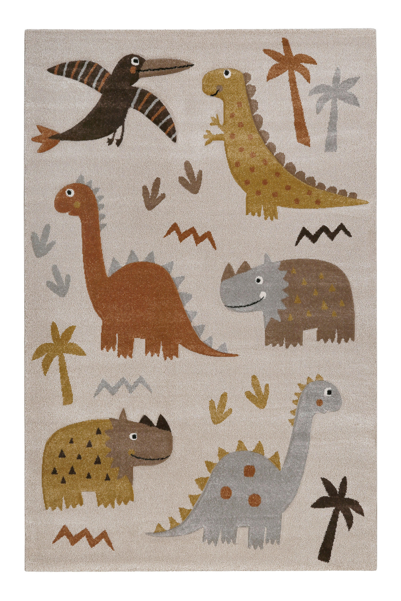 KINDERTEPPICH 200/290 cm T-Rex & Friends Dinosaurier  - Multicolor, Basics, Textil (200/290cm) - WECON HOME