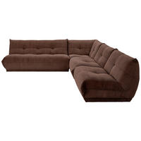 ECKSOFA Braun Cord  - Braun, Trend, Textil (285/315cm) - Livetastic