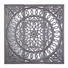 DEKOSPIEGEL Grau - Grau, Trend, Glas/Holzwerkstoff (120/120/2,5cm) - Ambia Home