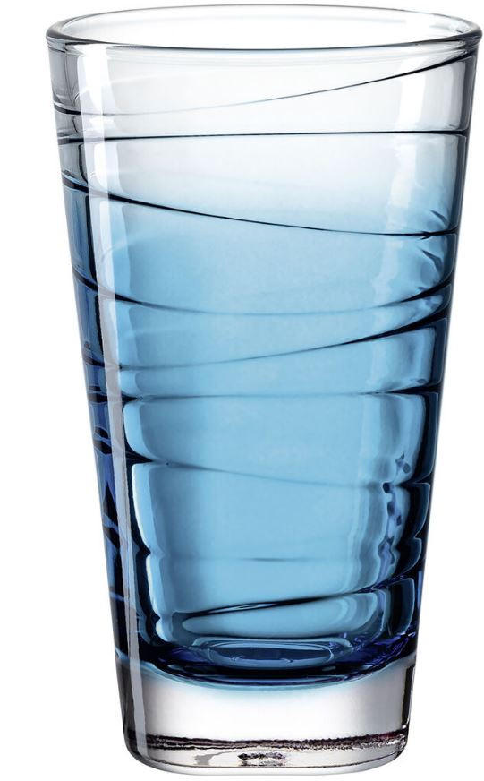 SKLENIČKA NA LONGDRINK - modrá, Konvenční, sklo (280ml) - Leonardo
