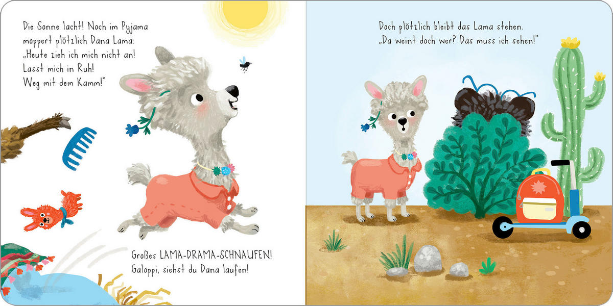 BUCH Schon wieder Drama mit dem Lama!  - Multicolor, Basics, Papier (17,5/17,5/1,3cm)
