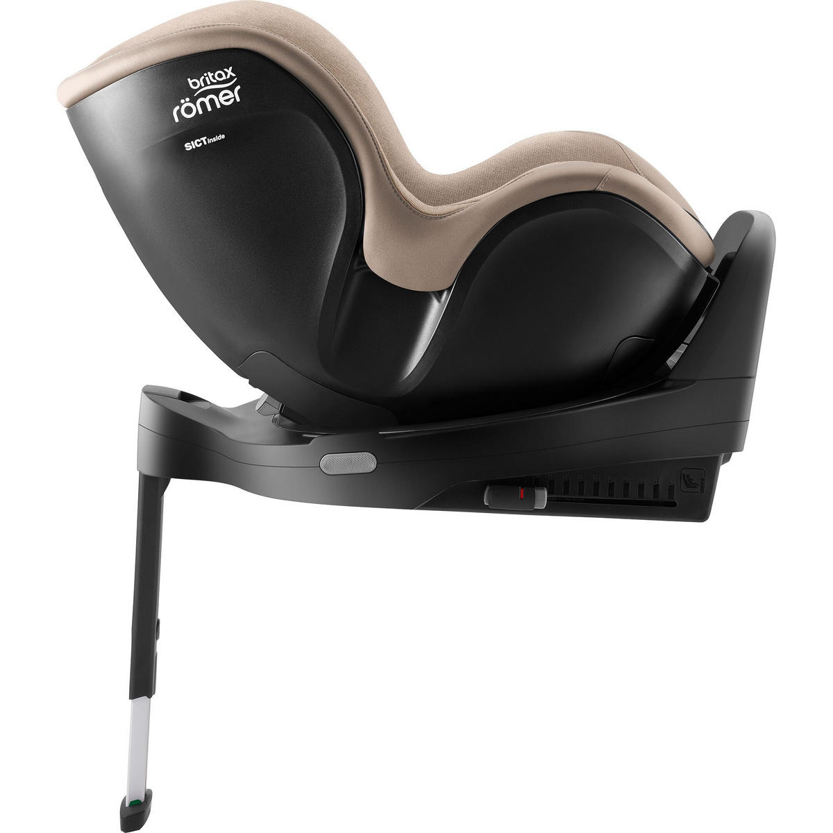 REBOARDER-KINDERSITZ Dualfix Pro M  - Hellbraun, Basics, Kunststoff/Textil (44/48/74cm) - Britax Römer