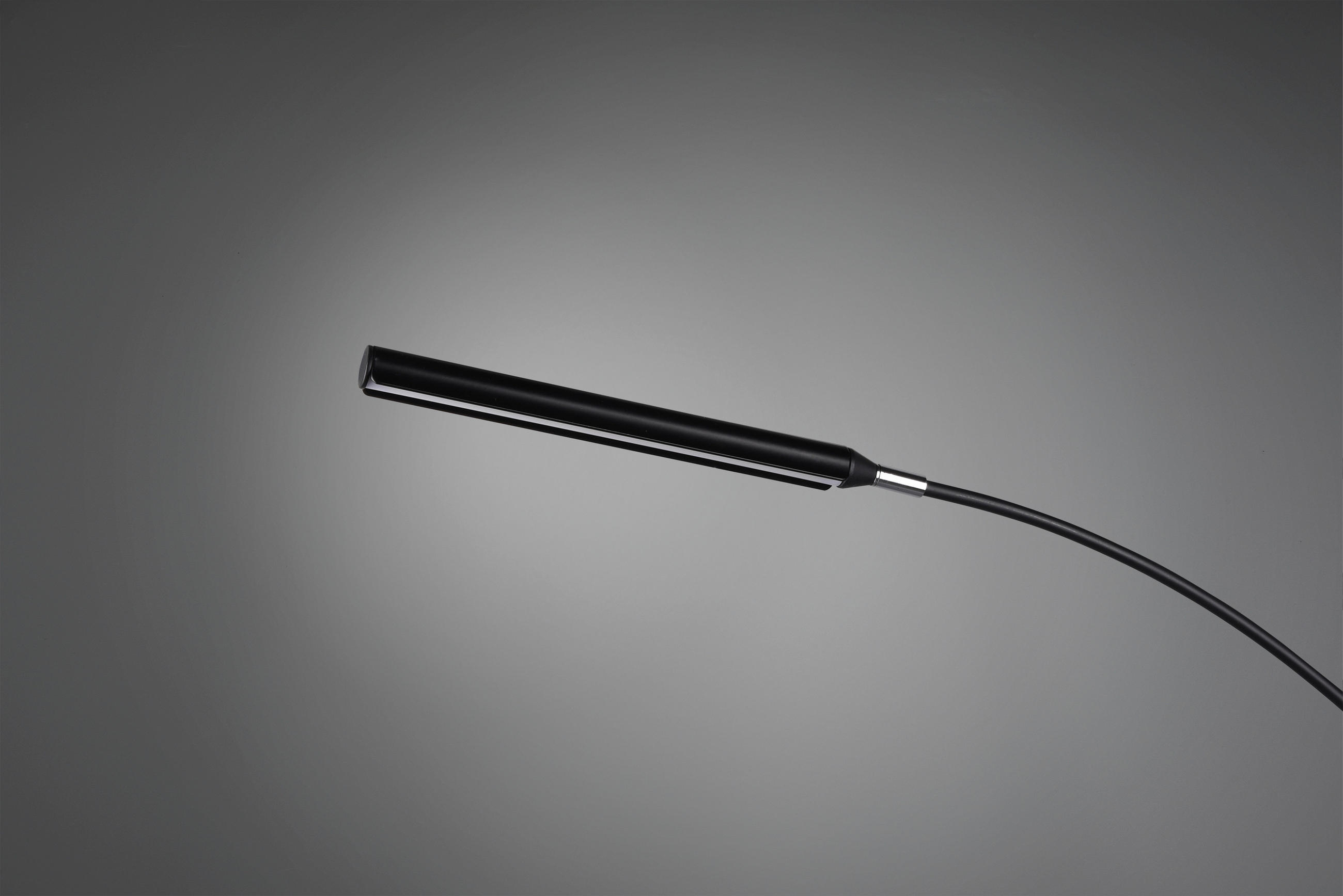 Thumbnail - Bogenleuchte Reed, Schwarz, Metall, F, 196 cm, 3 Helligkeitsstufen, schwenkbar, mit Schalter, Lampen & Leuchten, Innenbe...