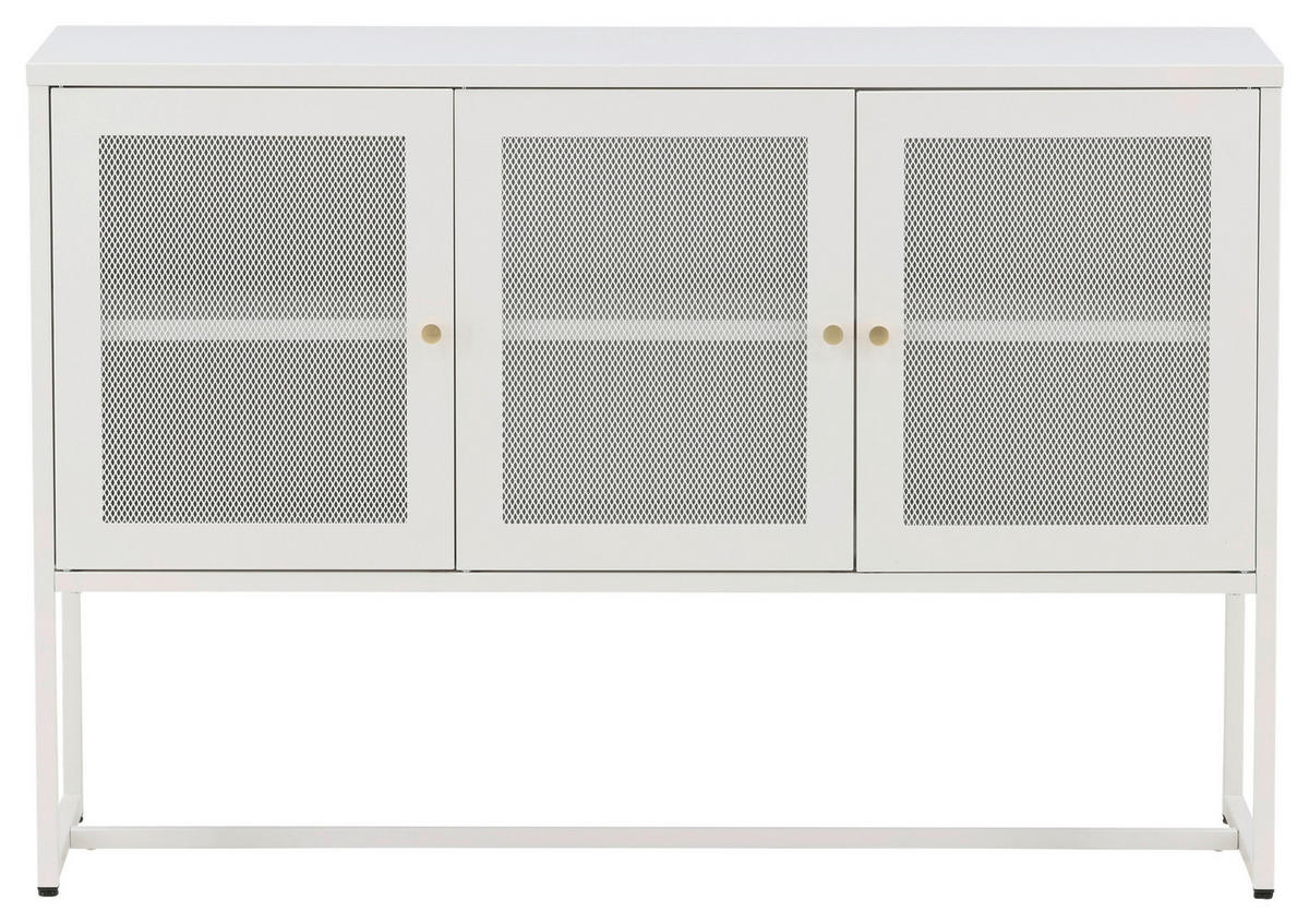 SIDEBOARD  in 120/80/40 cm  - Weiß, Design, Metall (120/80/40cm) - Livetastic
