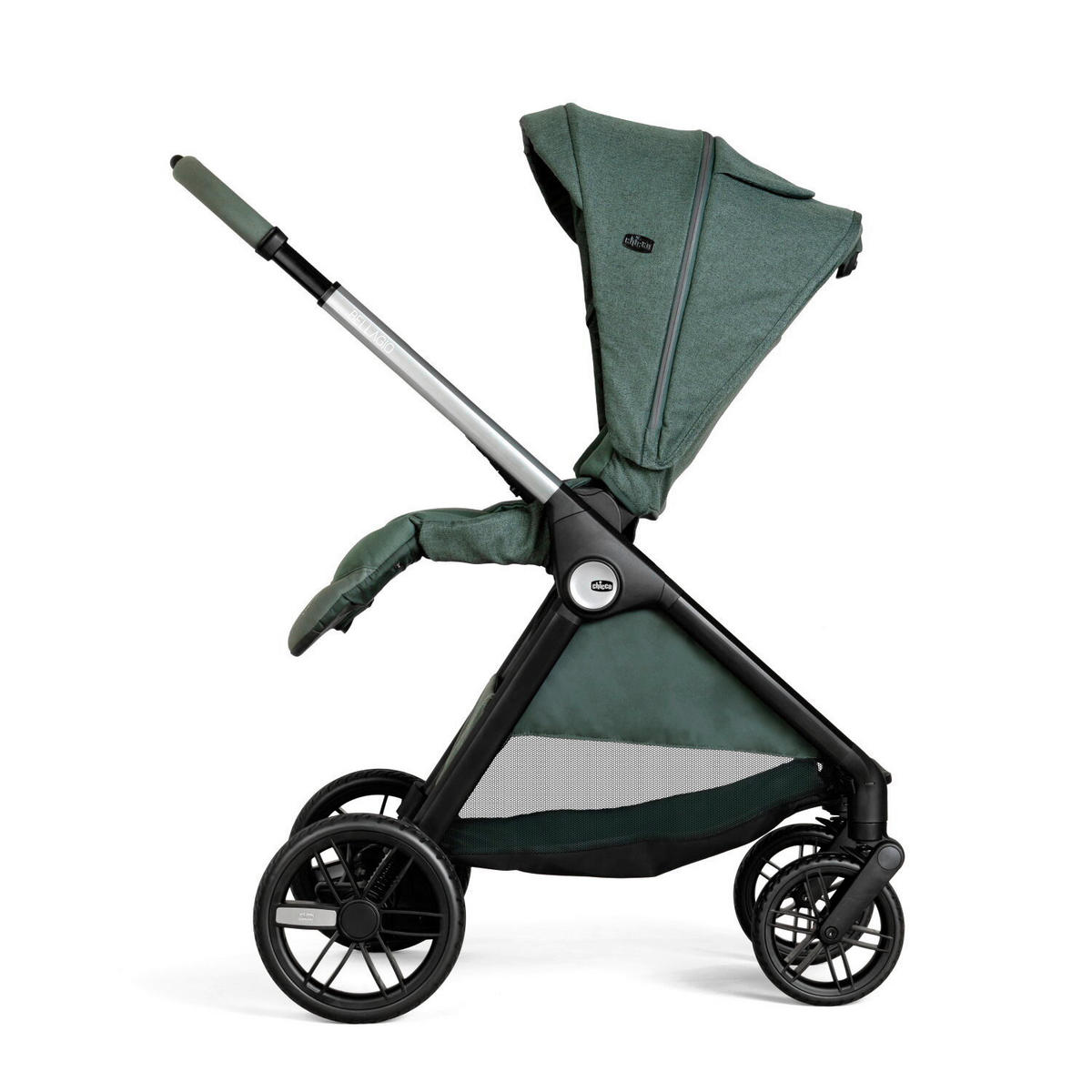 KINDERWAGEN Bellagio  - Grün, Basics, Textil/Metall (55/82/97-106cm) - Chicco