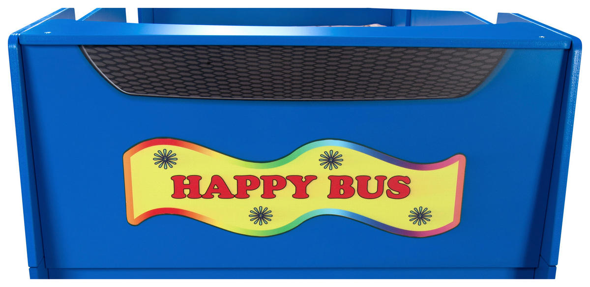 AUTOBETT 90/190 cm Blau Blau  - Blau/Weiß, LIFESTYLE, Holz/Holzwerkstoff (90/190cm) - Livetastic