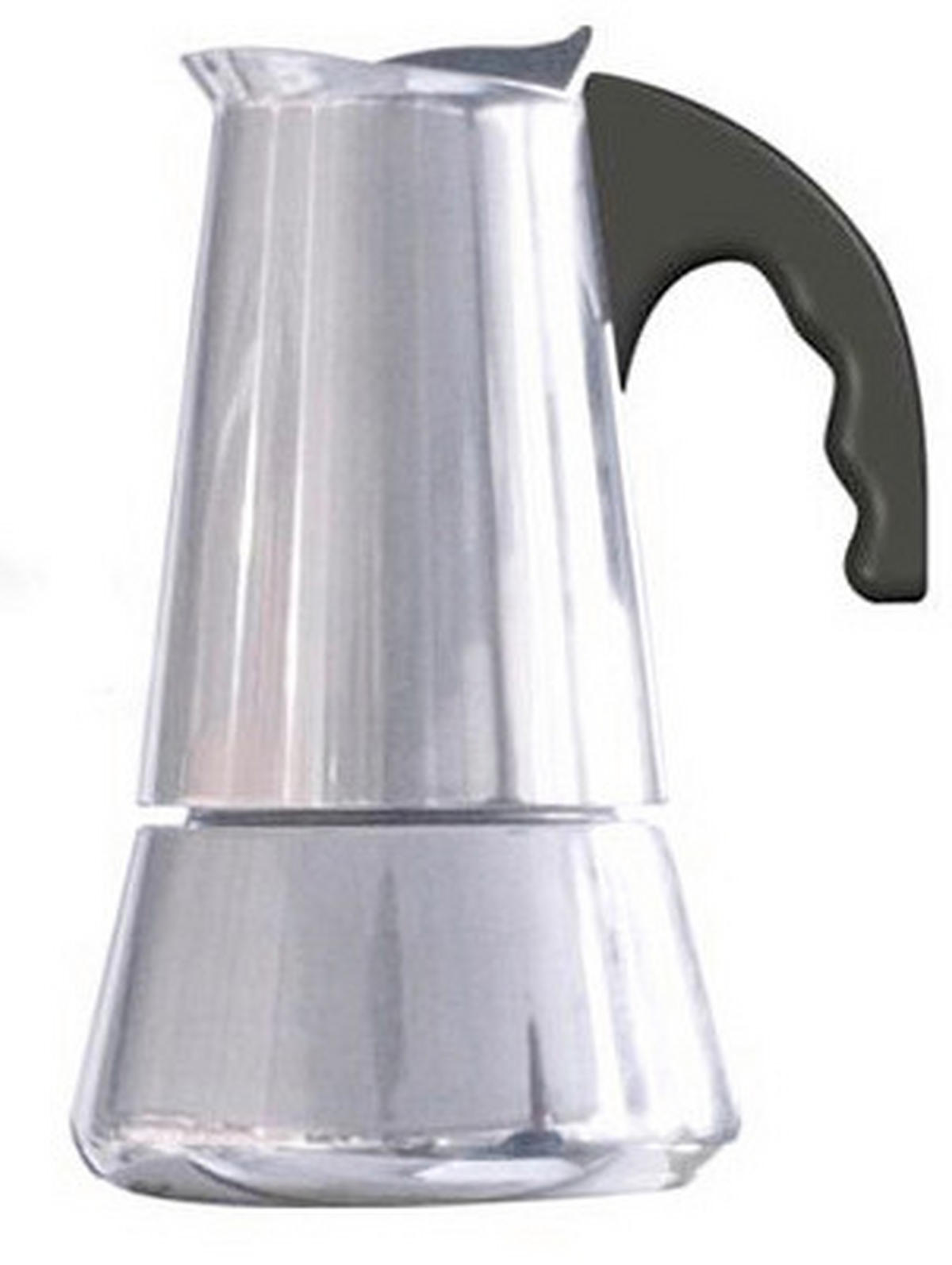 POSODA ZA PRIPRAVO KAVE   0,15 l    - barve nerjavečega jekla, Konvencionalno, kovina (12/16/9,6cm)