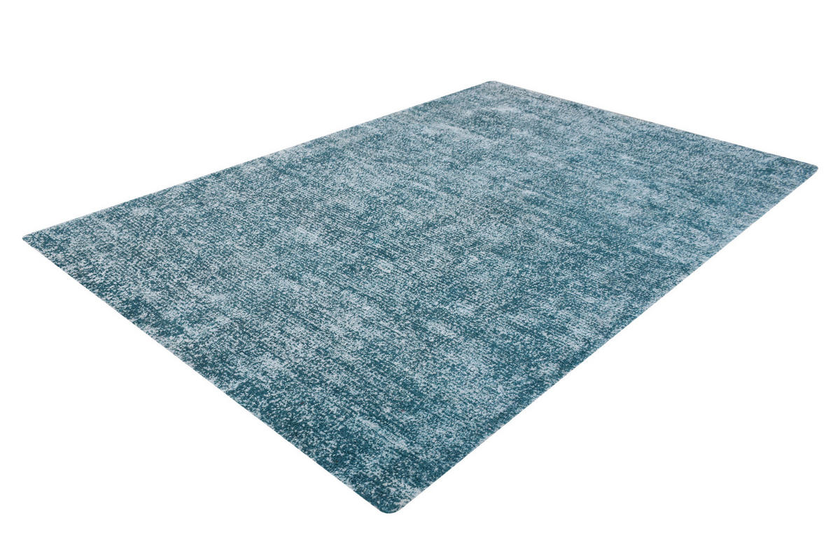 FLACHWEBETEPPICH 160/230 cm Petrol  - Petrol, Basics, Textil (160/230cm) - Novel