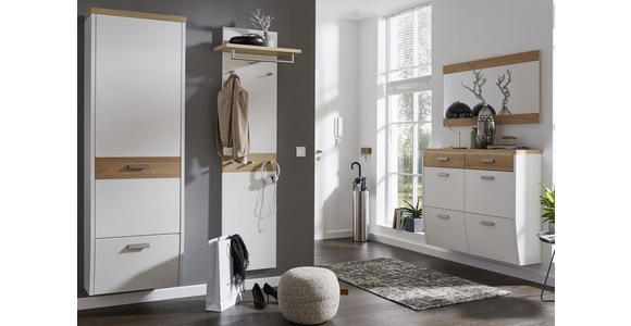 GARDEROBE 4-teilig in 270/200/32 cm - Eichefarben/Weiß, Design, Holz/Holzwerkstoff (270/200/32cm) - Dieter Knoll