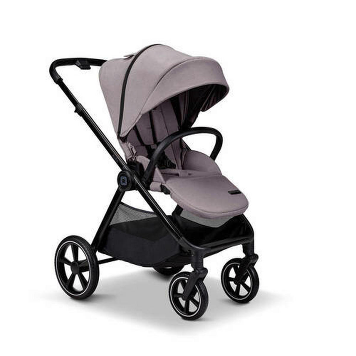 KINDERWAGENSET  Aura Set  Stone Melange  - Hellgrau, Basics (140/61/115cm) - Moon