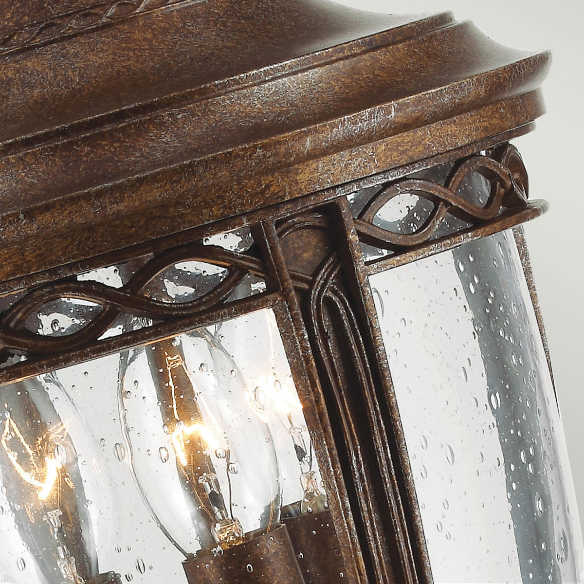 SOCKELBELYSNING - bronsfärgad, Basics, metall/glas (21.6/55.3cm) - Elstead Lighting