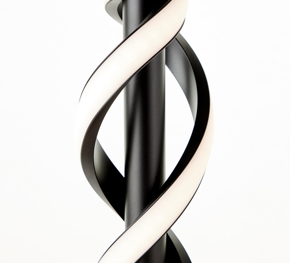TISCHLEUCHTE - Schwarz, Design, Kunststoff/Metall (12/38,90cm) - Brilliant