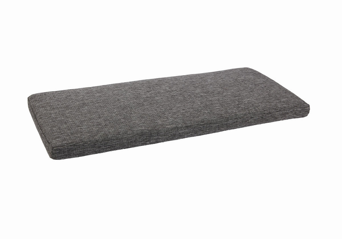 PODUŠKA NA SEDENIE, 80/4/38 cm - sivá/strieborná, Konventionell, textil (80/4/38cm) - Novel