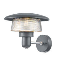 VENKOVNÍ NÁSTĚNNÉ SVÍTIDLO, 27/21/29,5 cm - Konvenční, kov/sklo (27/21/29,5cm) - Elstead Lighting