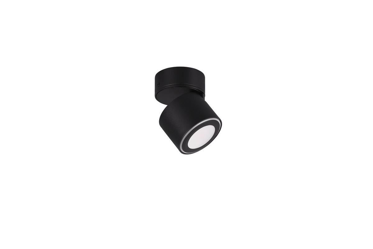 LED-STRAHLER - Schwarz, Trend, Metall (8,7/10,9cm)