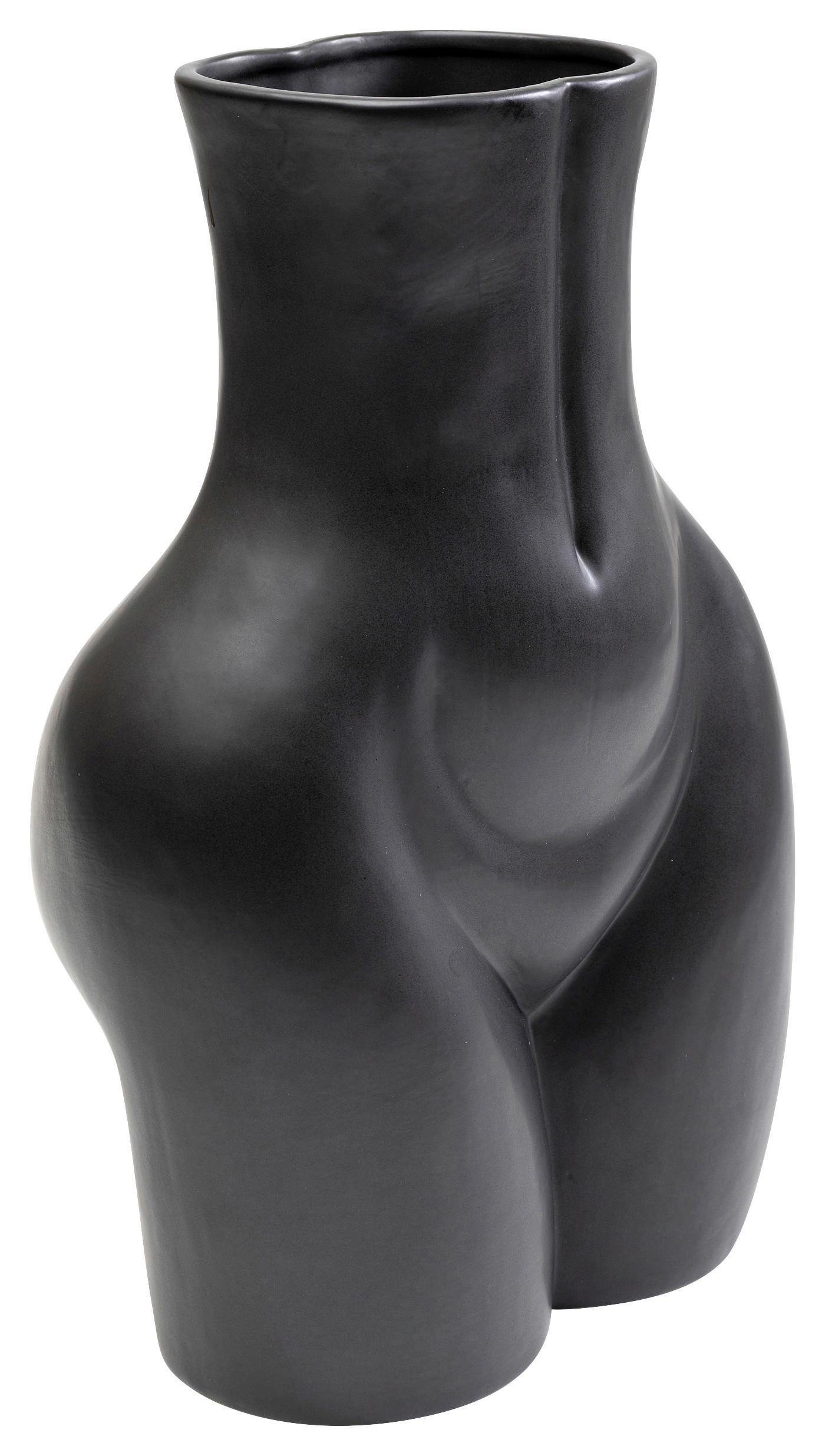 VASE 40 cm  - Schwarz, Design, Keramik (27/40/16cm) - Kare-Design