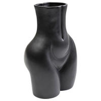 VASE 40 cm  - Schwarz, Design, Keramik (27/40/16cm) - Kare-Design