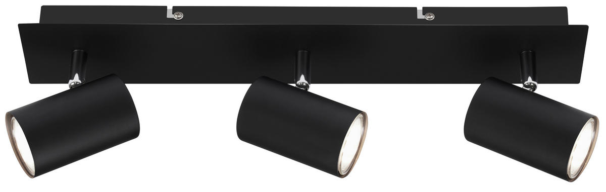 LED-STRAHLER Isil A 45/8/12,3 cm   - Schwarz, Basics, Metall (45/8/12,3cm)