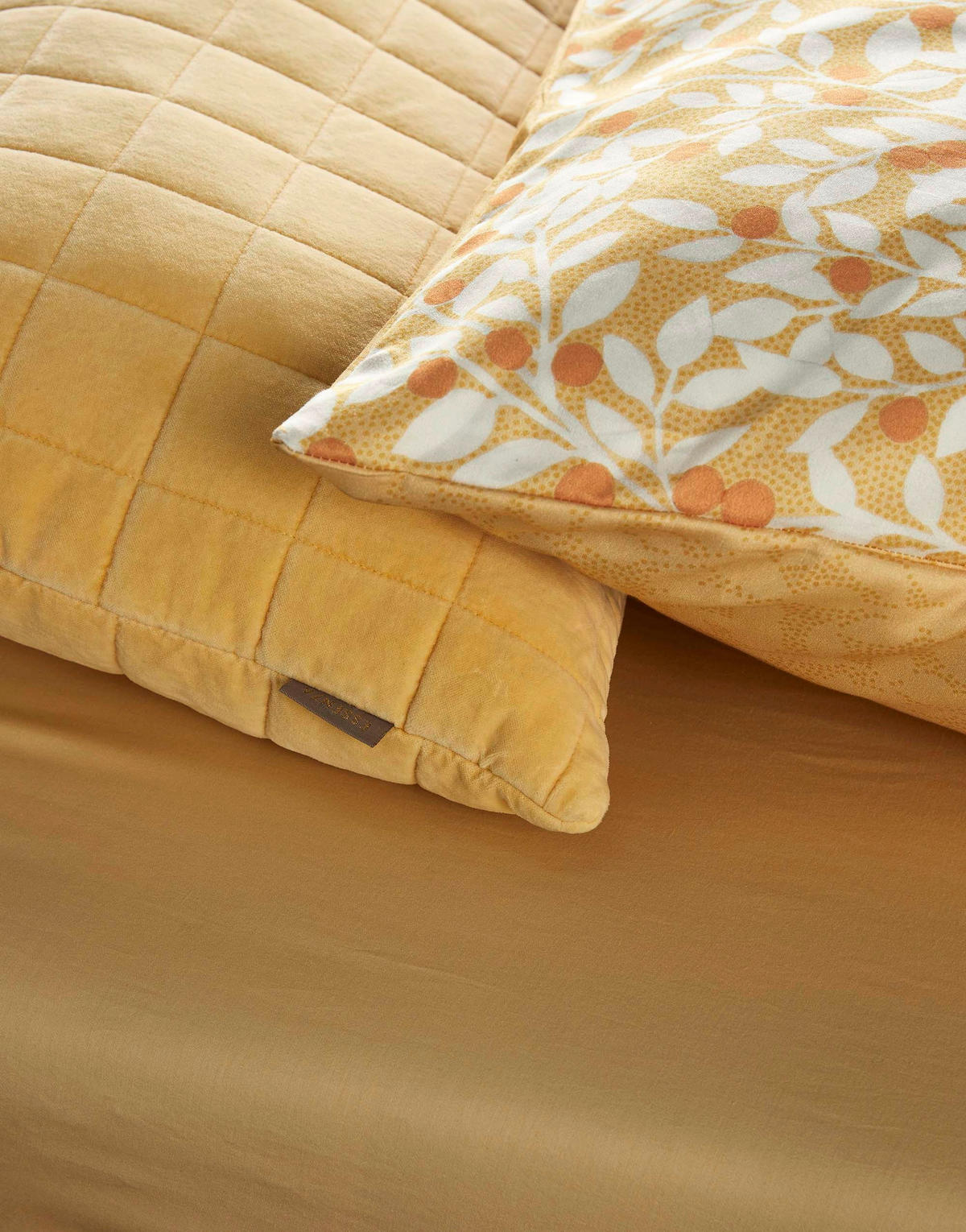 BETTWÄSCHE LENTHE Satin  - Gelb, Basics, Textil (155/220cm) - Essenza
