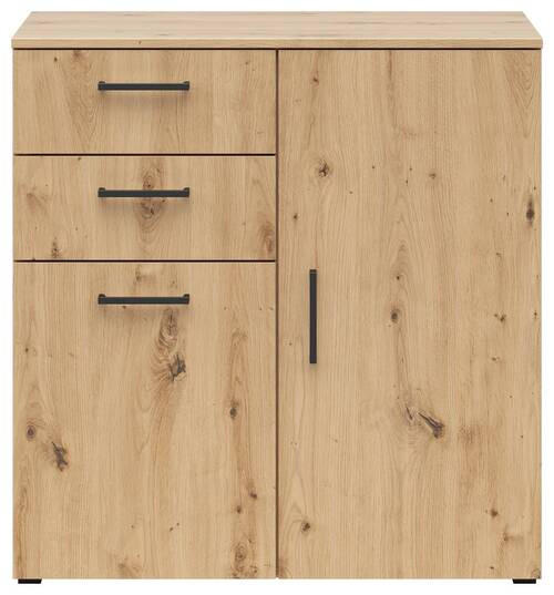 KOMMODE  in 80/83/40 cm  - Anthrazit/Schwarz, MODERN, Holzwerkstoff/Kunststoff (80/83/40cm) - Carryhome