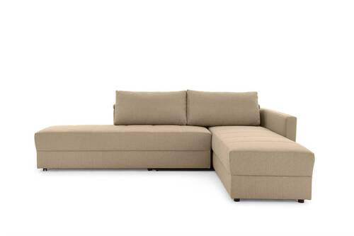 ECKSOFA Beige Webstoff  - Beige/Schwarz, Design, Kunststoff/Textil (229/287cm) - LOOKS by W.Joop
