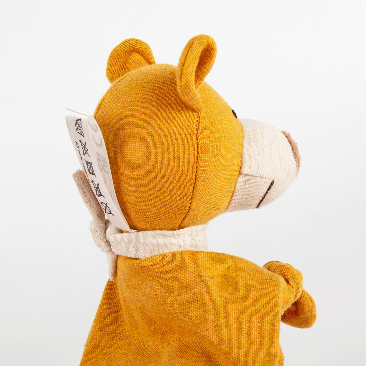 SCHMUSETUCH - Senfgelb/Weiß, Basics, Textil (14/18/8cm) - Sigikid