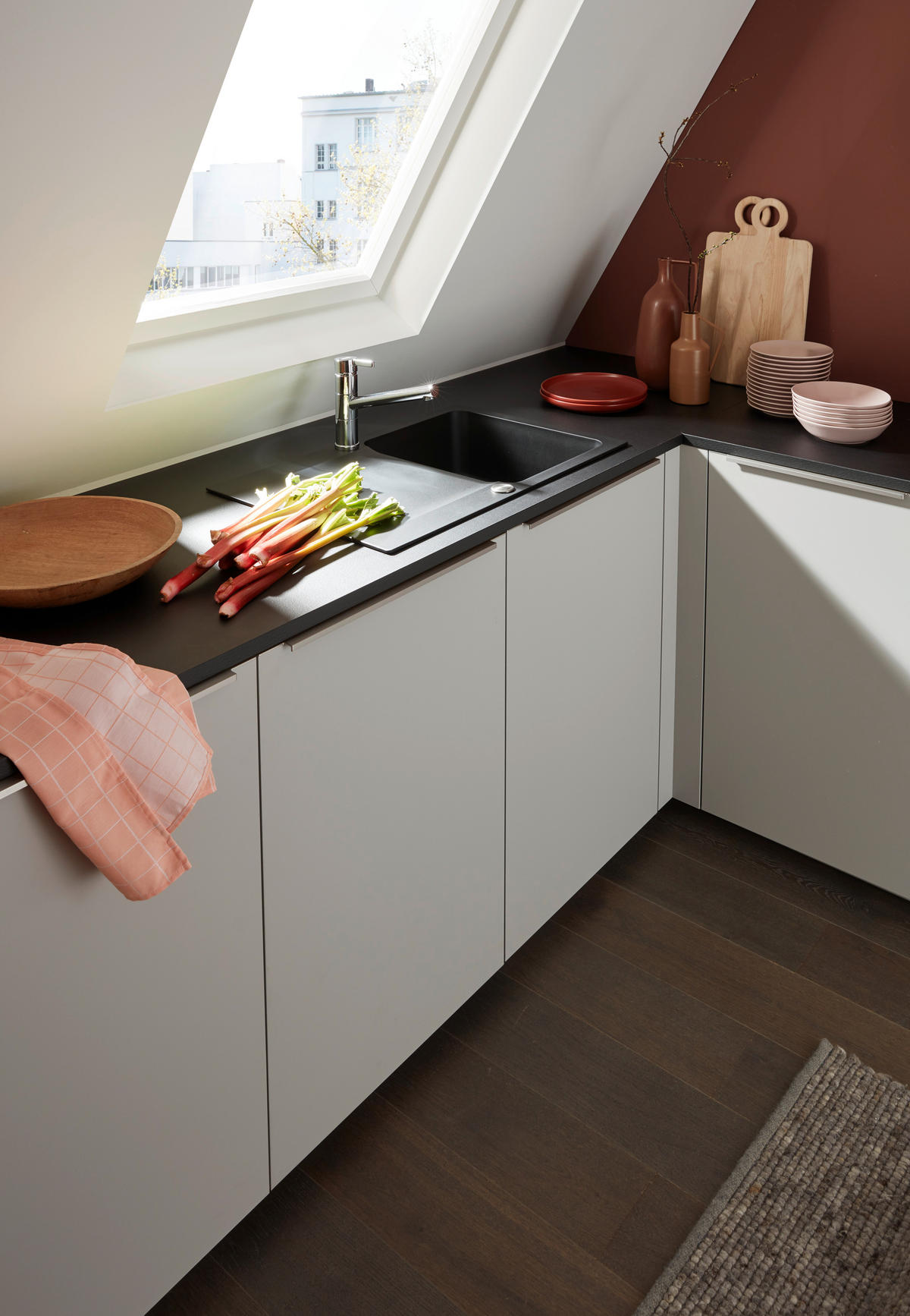 EINBAUKÜCHE PLUS  - Grau, Design, Holzwerkstoff - Nolte Küchen